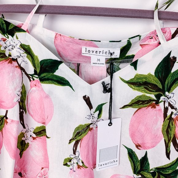 Loveriche NWT Off Shoulder Pink Lemon, Size M - Picture 3 of 4